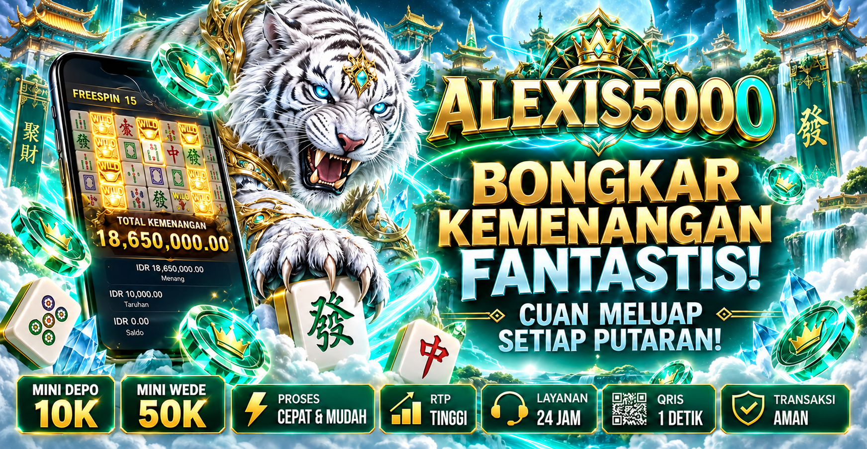 ALEXIS5000: Animasi dan Respons Permainan